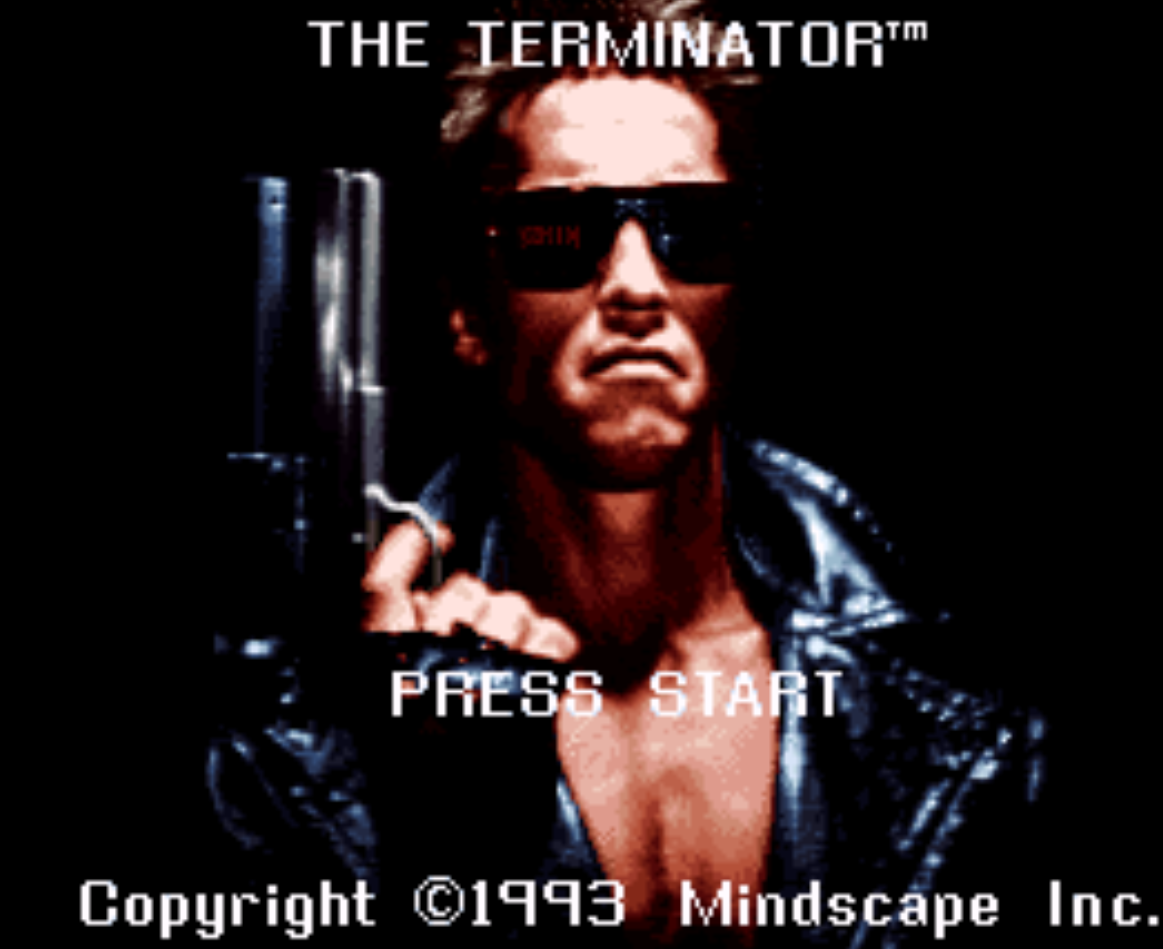 The Terminator Title Screen